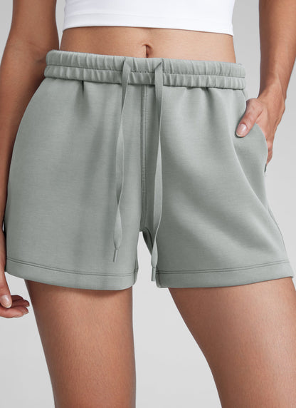 SoftAura Drawstring Pocket Sweat Short 4”