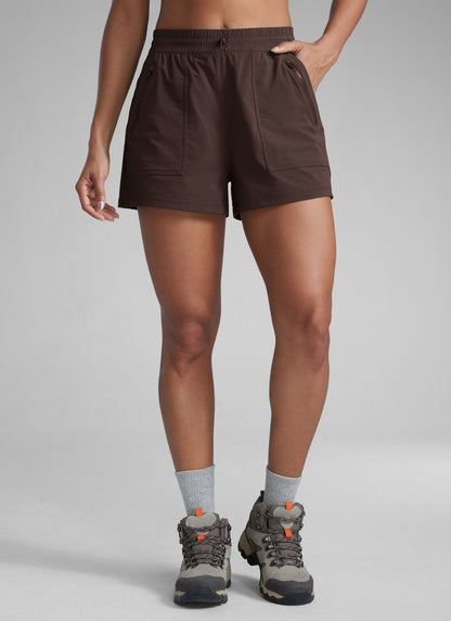Stretch Water Repellent Hiking Pocket Short 3''