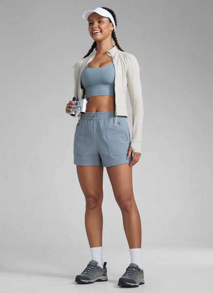 Stretch Water Repellent Hiking Pocket Short 3''