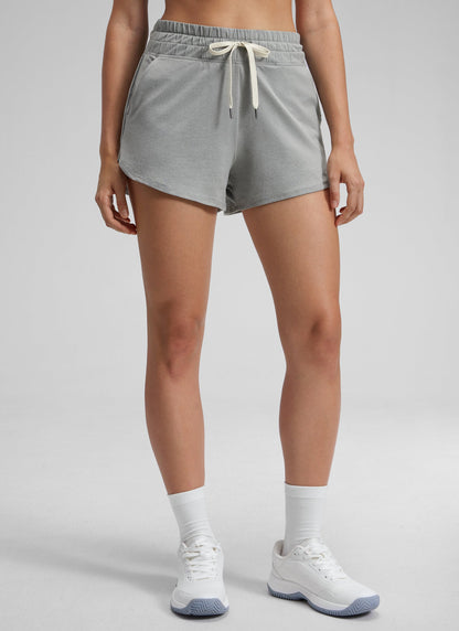 Cloud Jersey High Rise Dolphin Sweat Short 3''