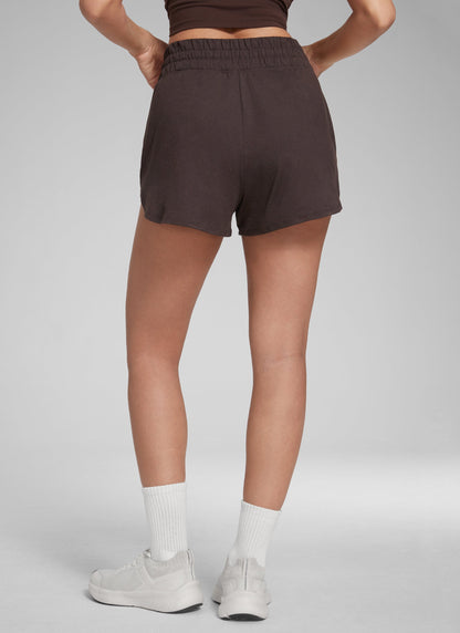 Cloud Jersey High Rise Dolphin Sweat Short 3''