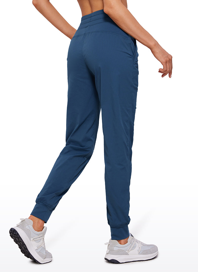 Striped Ruched Pocket Jogger 28''