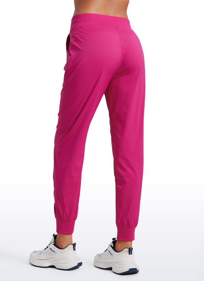 Striped Ruched Pocket Jogger 28''