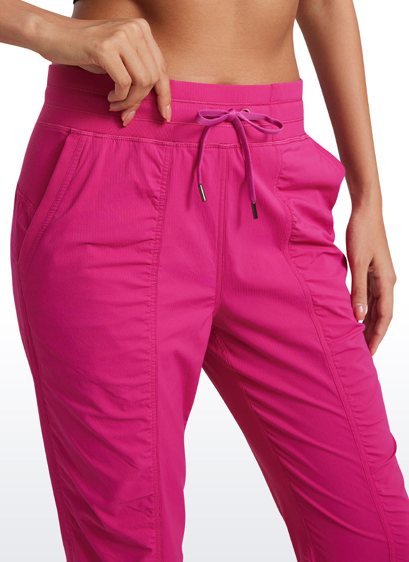 Striped Ruched Pocket Jogger 28''