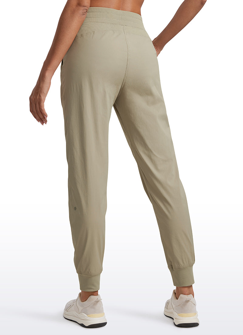 Striped Ruched Pocket Jogger 28''