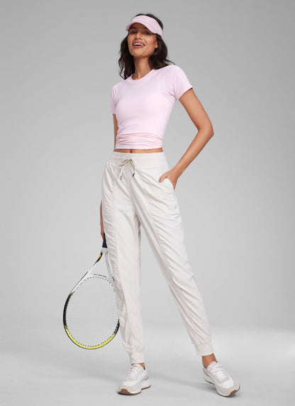 Striped Ruched Pocket Jogger 28''