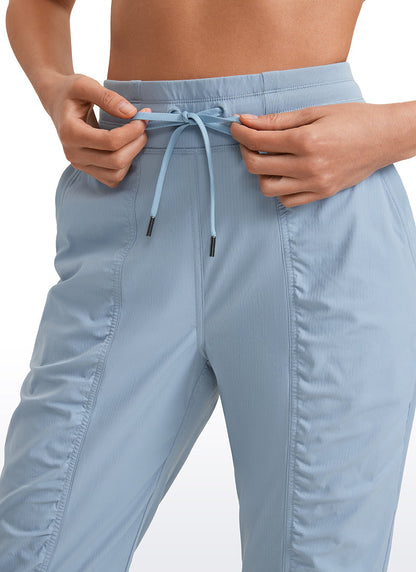 Striped Ruched Pocket Jogger 28''