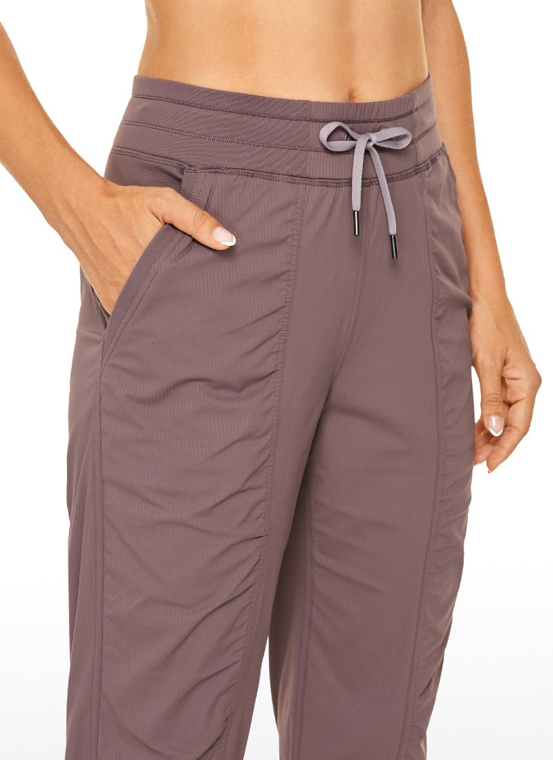 Striped Ruched Pocket Jogger 28''