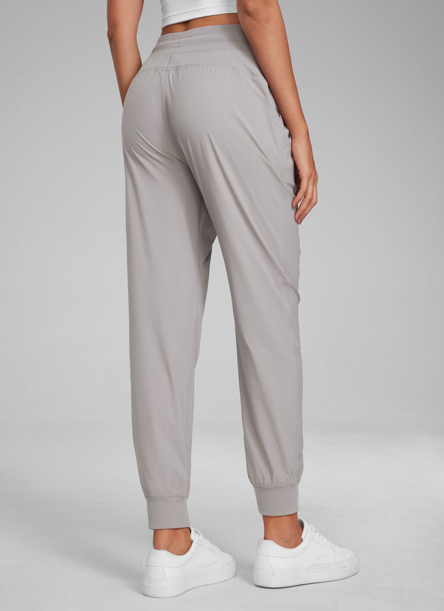 Striped Ruched Pocket Jogger 28''