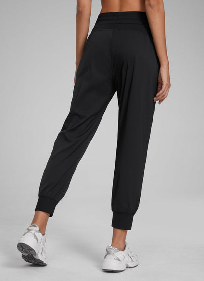 Striped Ruched Pocket Jogger 26''