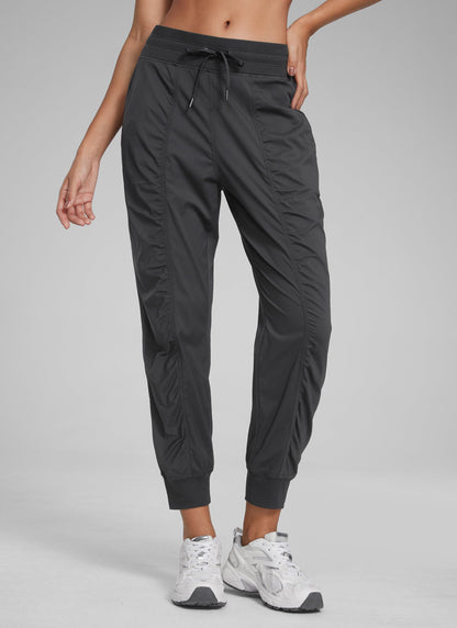 Striped Ruched Pocket Jogger 26''