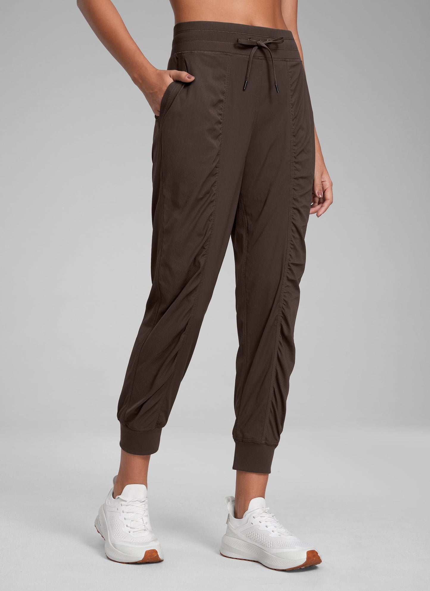 Striped Ruched Pocket Jogger 26''