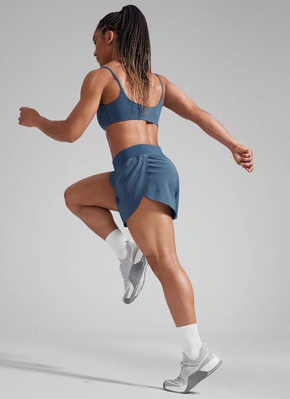 Feathery-Fit Soft Lined Mid Rise Short 4''