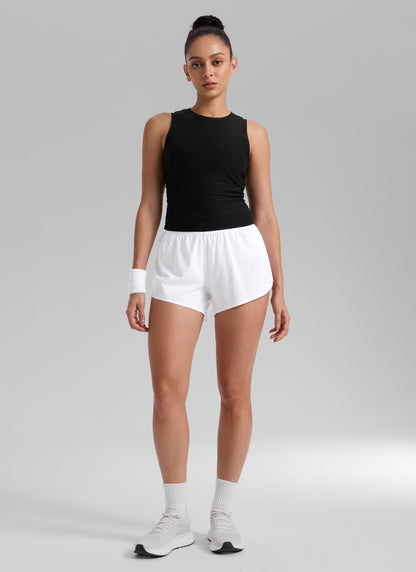 Feathery-Fit Soft Lined Mid Rise Short 4''