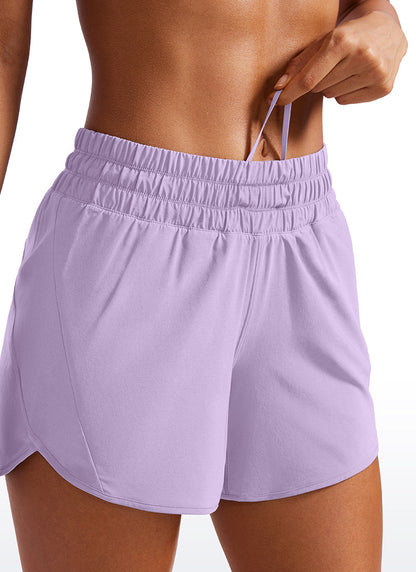 Feathery-Fit Soft Mid Rise Lined Short 5''