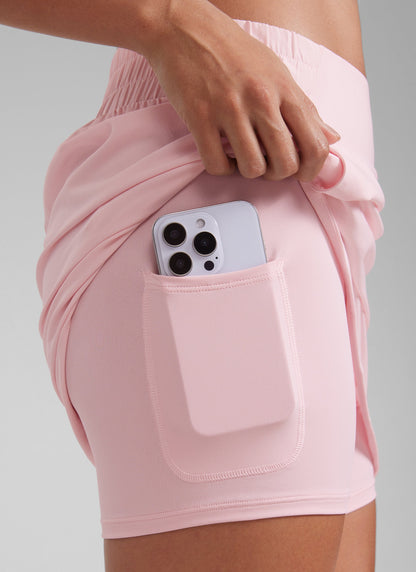 Feathery-Fit Soft Pocket High Rise Skirt 15''