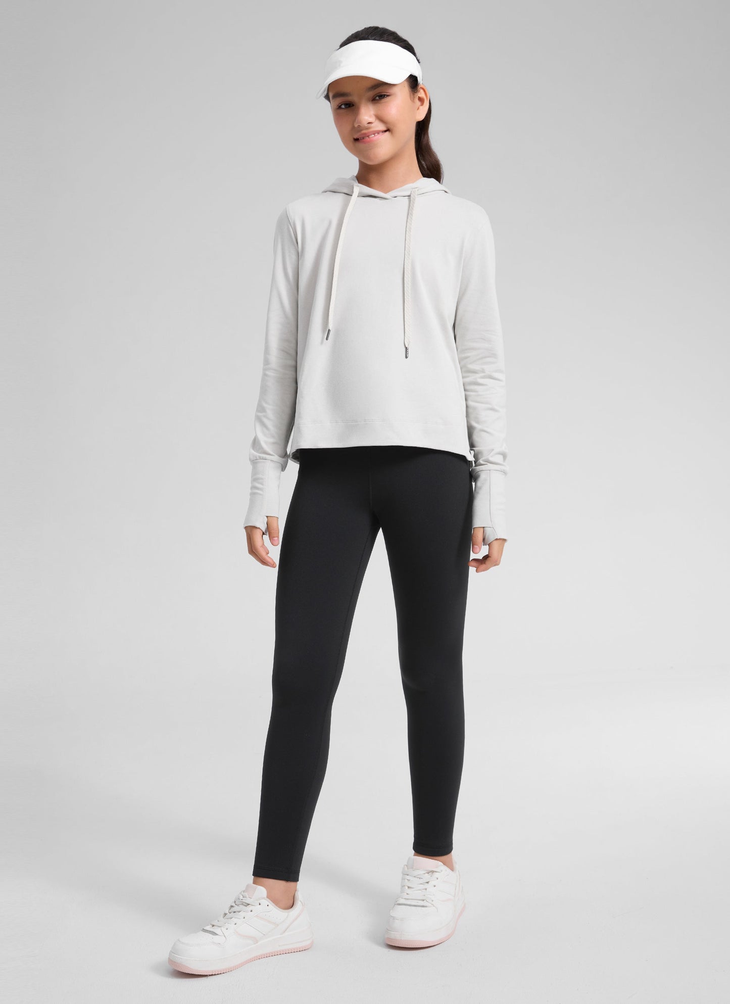 Girls Matte Thermal Fleece Lined Legging