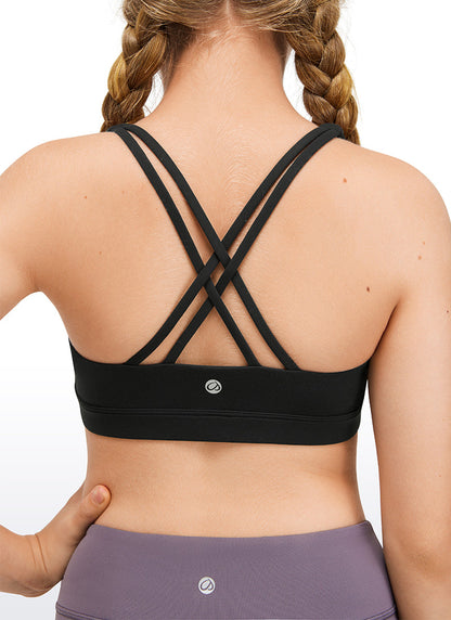 Butterluxe Girls Sport Bra Strappy Back
