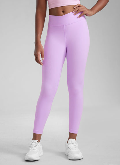 Butterluxe Girls Active Leggings - V Cross Waist