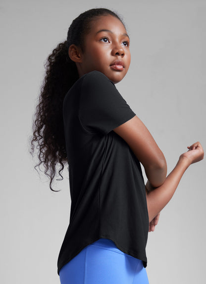 Girl Cloudweight Athletic Short Sleeve