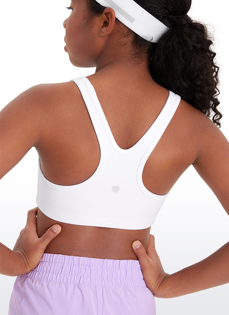 Butterluxe Girls Scoop Neck Racerback Sports Bra