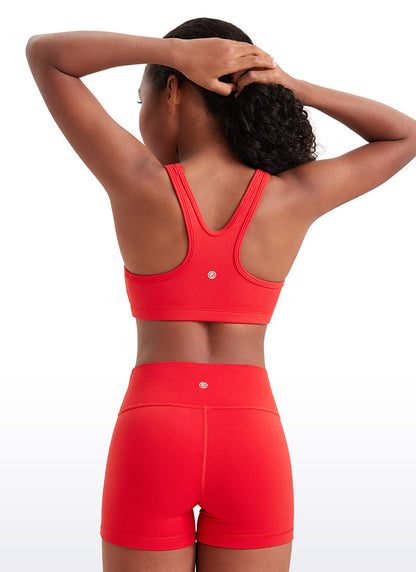 Butterluxe Girls Scoop Neck Racerback Sports Bra