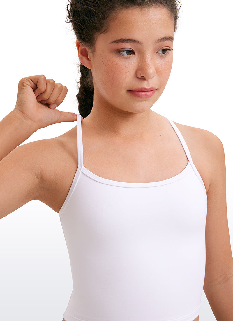 Butterluxe Girls Double Lined Y Back Tank Tops