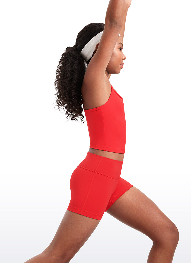 Butterluxe Girls Double Lined Y Back Tank Tops