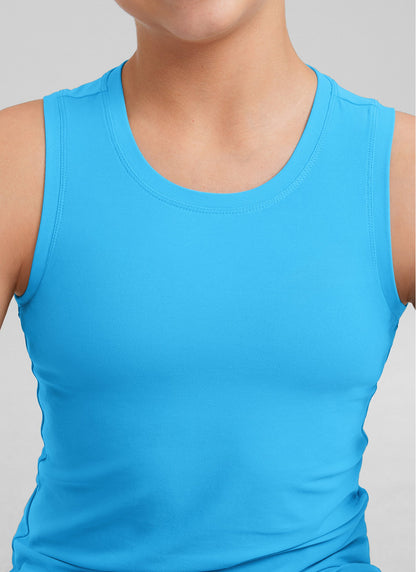 Girl Cloudweight Hip Length Sleeveless Tank