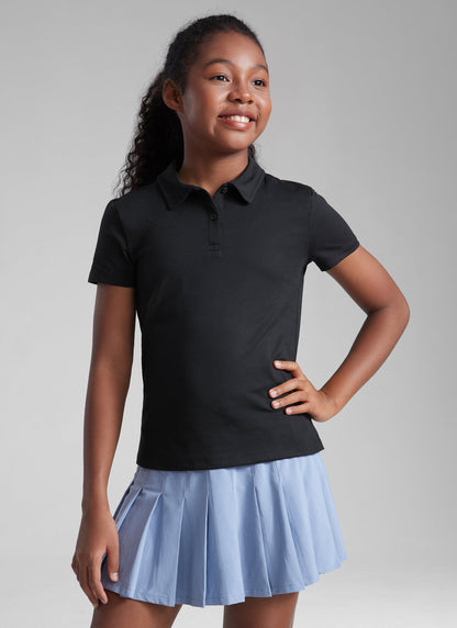 Girls Cloud Jersey Polo Shirts
