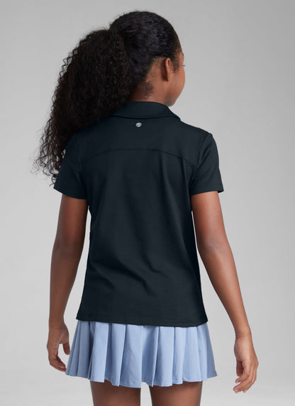 Girls Cloud Jersey Polo Shirts