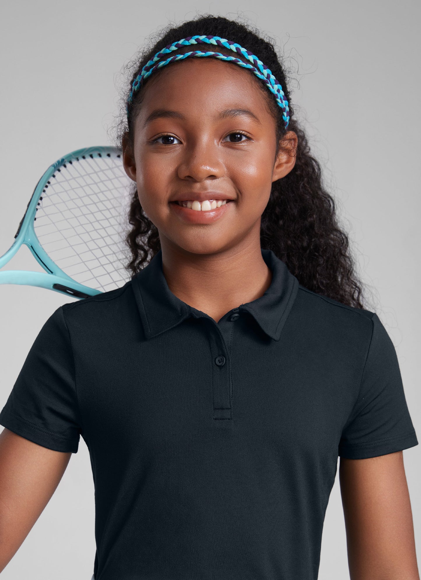 Girls Cloud Jersey Polo Shirts