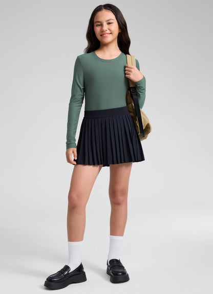 Girls Cloudweight Side Slit Long Sleeve