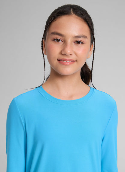 Girls Cloudweight Side Slit Long Sleeve