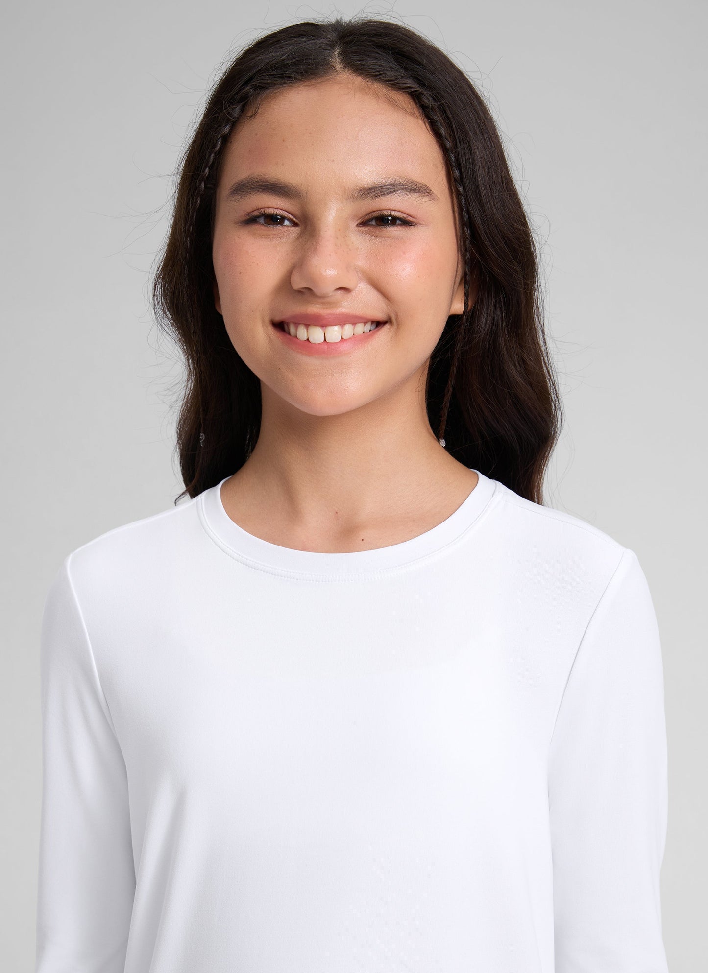 Girls Cloudweight Side Slit Long Sleeve