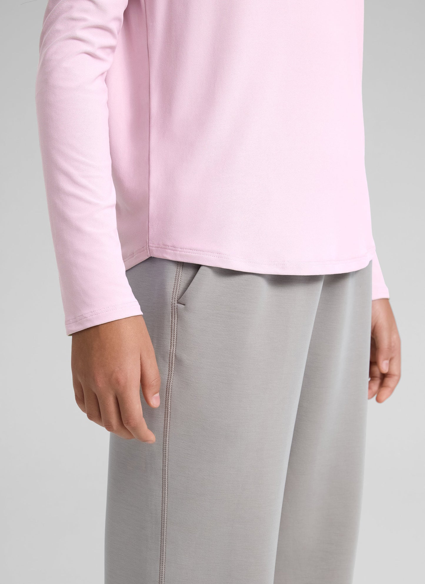 Girls Cloudweight Side Slit Long Sleeve