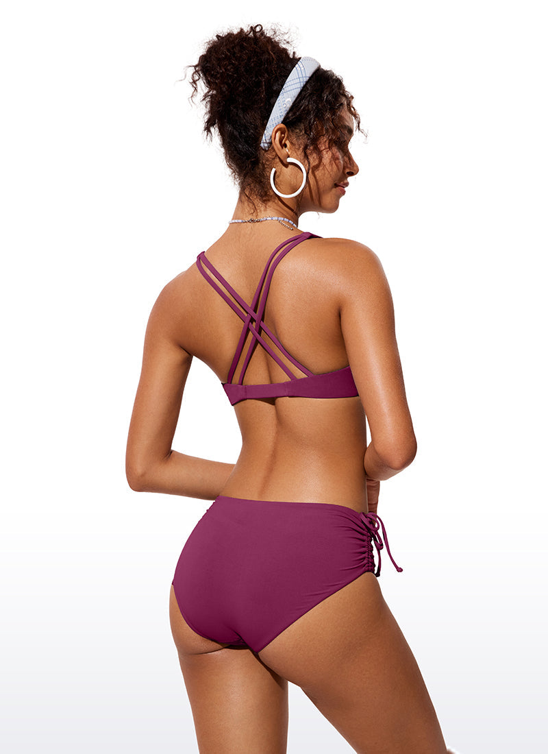 Sunshine Criss Cross Back Bikini Top