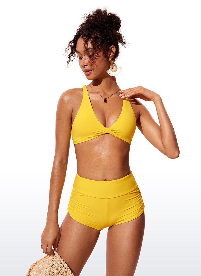 Sunshine Criss Cross Back Bikini Top