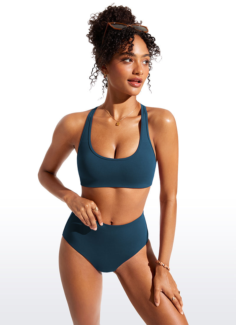 Sunshine U Neck Racerback Bikini Top