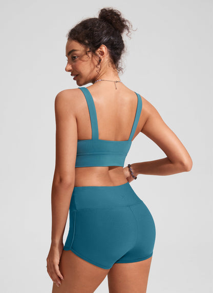 Supportive Modest Wide Straps Bikini Top