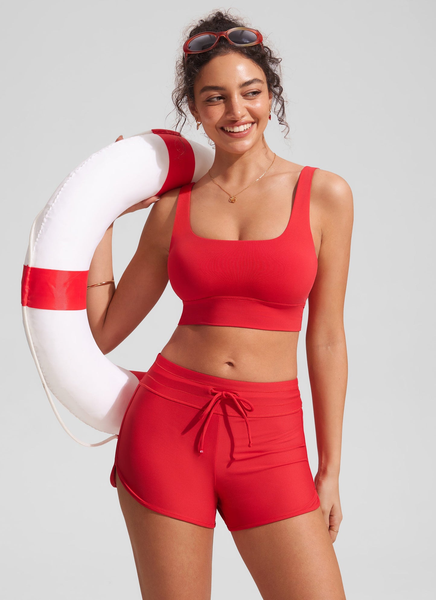 Supportive Modest Wide Straps Bikini Top