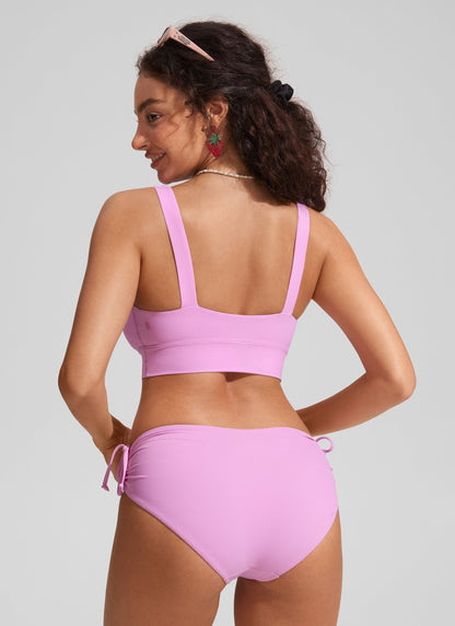 Supportive Modest Wide Straps Bikini Top