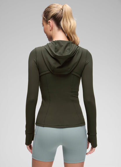 Butterluxe Zip Pocket ThumbHole Hoodie