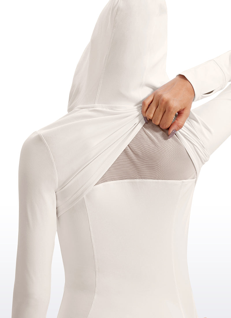 Butterluxe Zip Pocket ThumbHole Hoodie