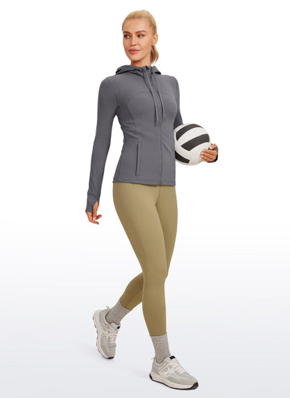 Butterluxe Zip Pocket ThumbHole Hoodie