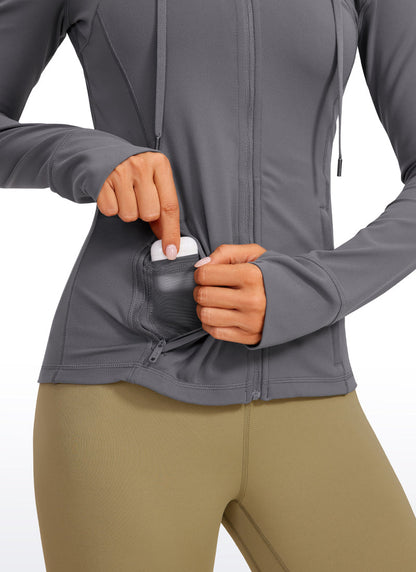 Butterluxe Zip Pocket ThumbHole Hoodie