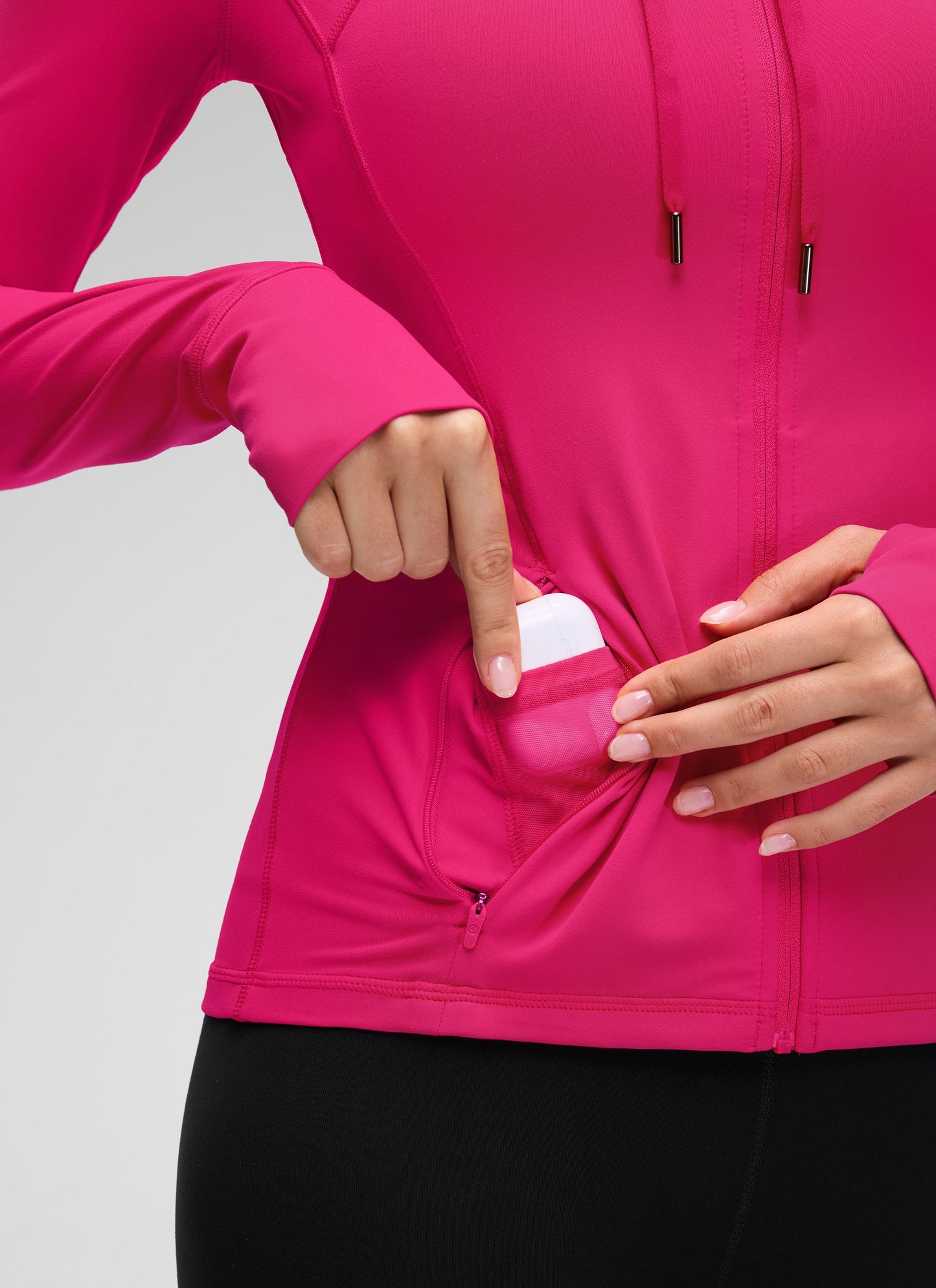 Butterluxe Zip Pocket ThumbHole Hoodie