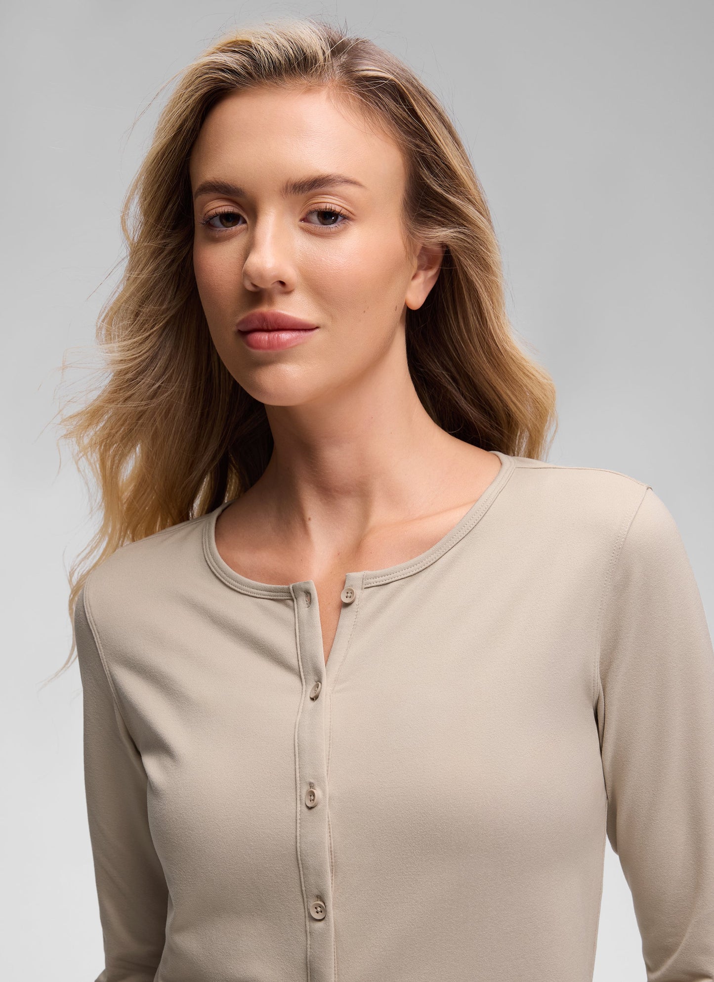 Cloud Jersey Lightweight Button Down Cardigan