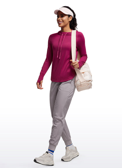 Brushed Feeling Thumbhole Hoodie