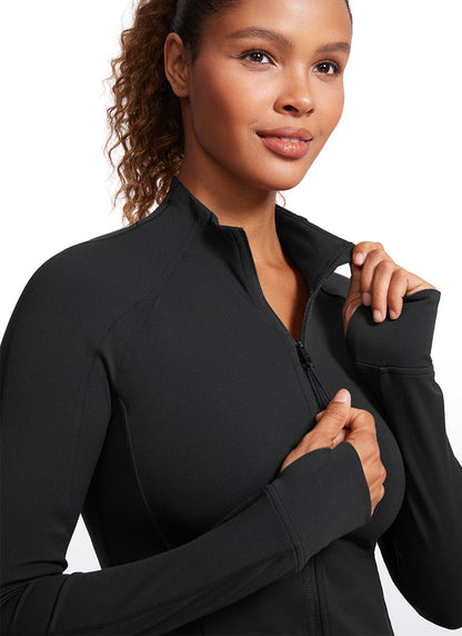 Butterluxe ThumbHole Full Zip Long Sleeve